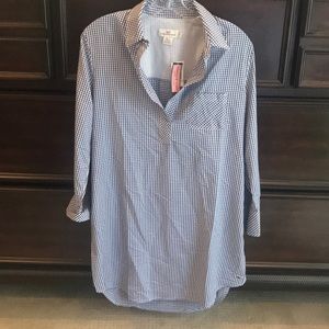 NWT Vineyard Vines Gingham Performance Coverup